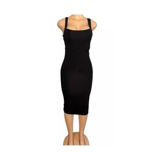 Good American Womens‎ 90s Tank Dress Black Plus Size 4X/5X Good American 8
